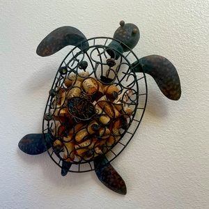 Decorative turtle, cork holder